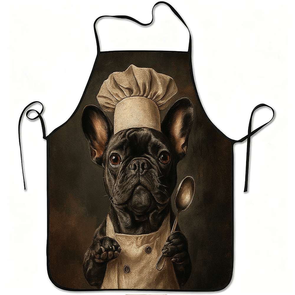 Home Cooking In French - 1 Piece of Fun Animal-Themed Apron,