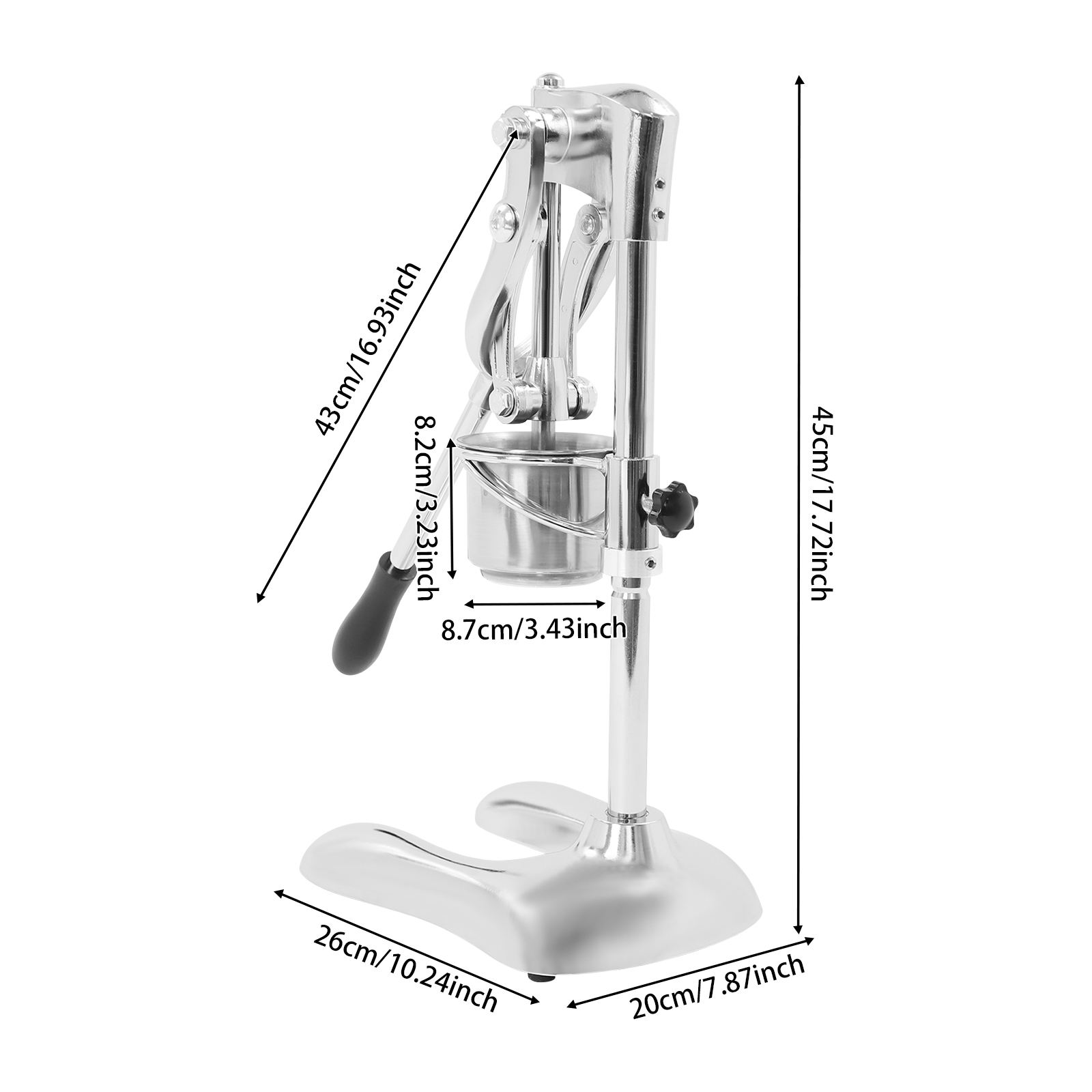 Home Cooking Fast Foods - 12-Hole Potato Extruder & Strips Press,
