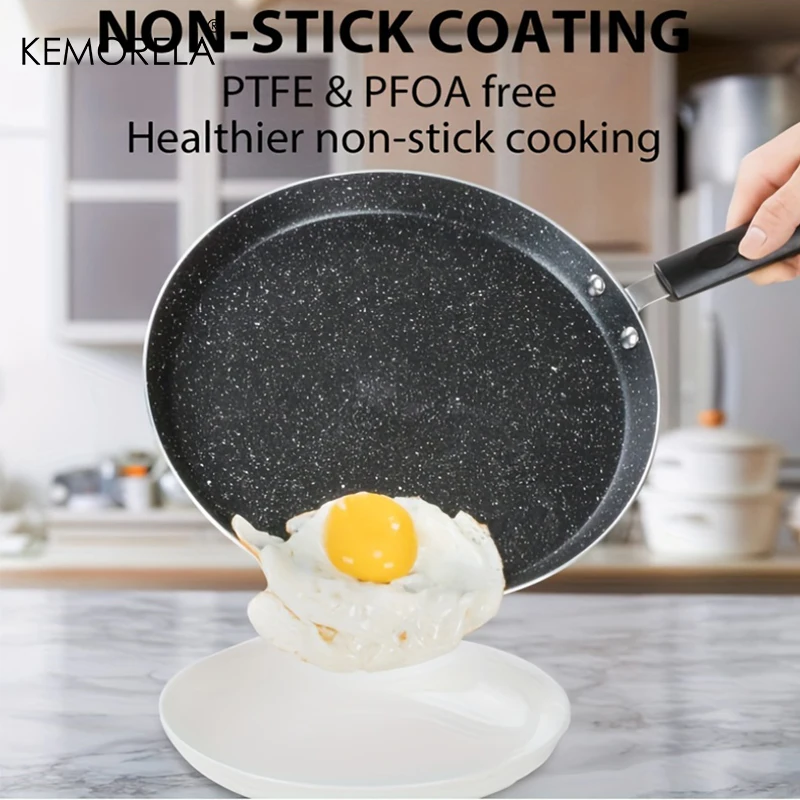 Paella Pan Steel - Non Stick Frying Pan 18/22/26CM Breakfast