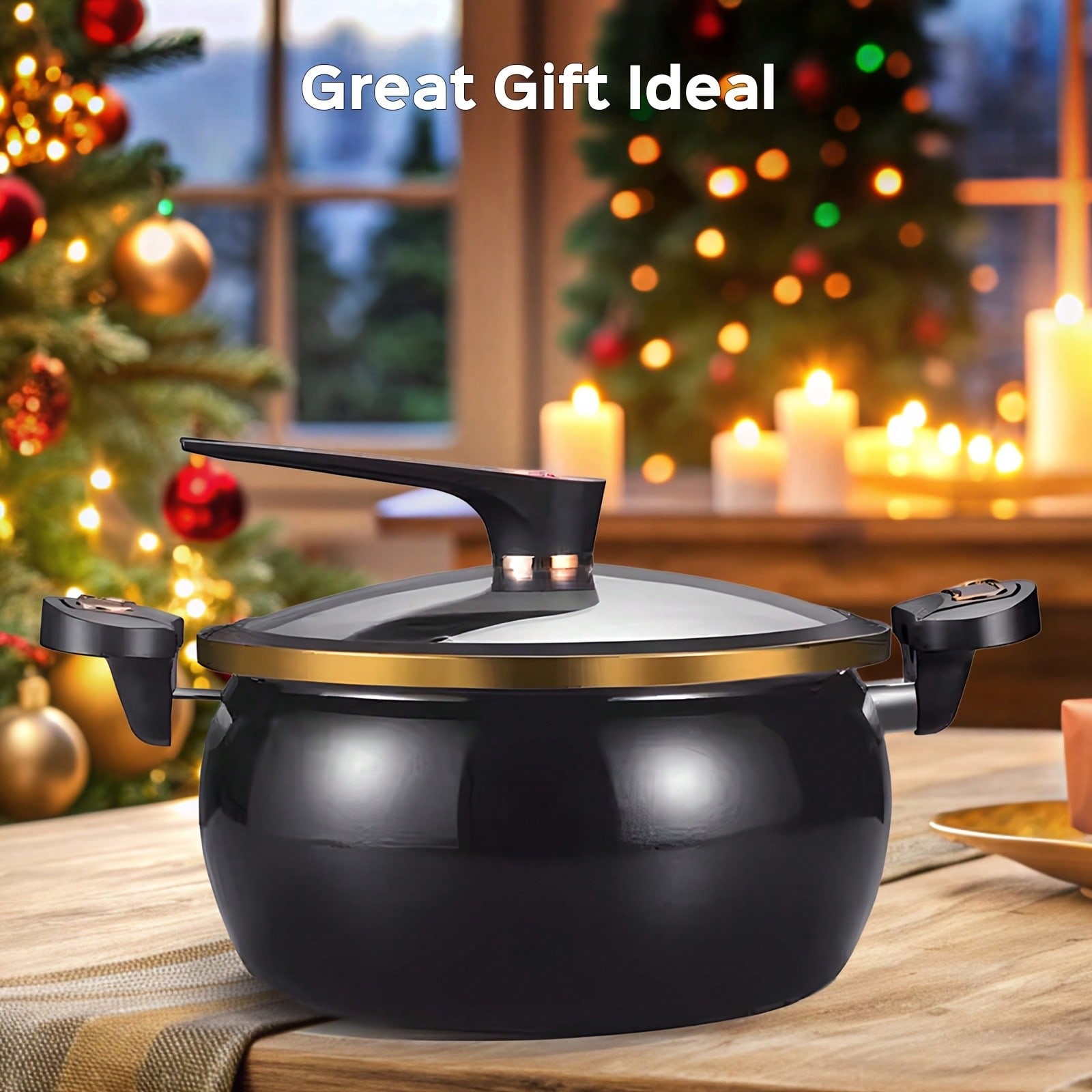 Home Cooking Fast Foods - 1Pc Large 8.45QT Non-Stick Stew Pot,