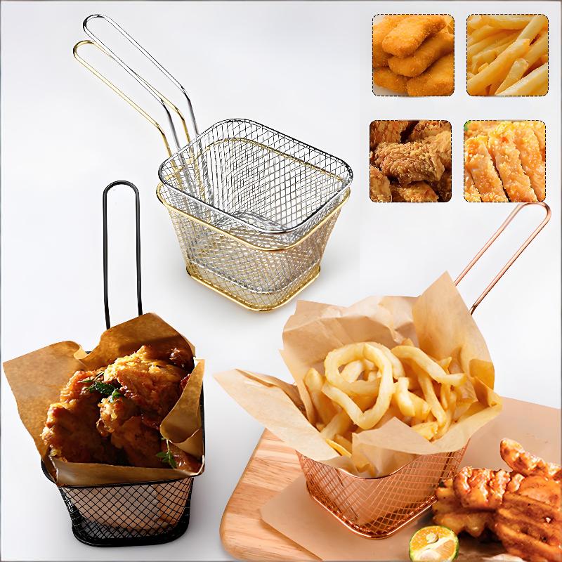 Home Cooking In French - French Fry Basket Deep Frying Basket