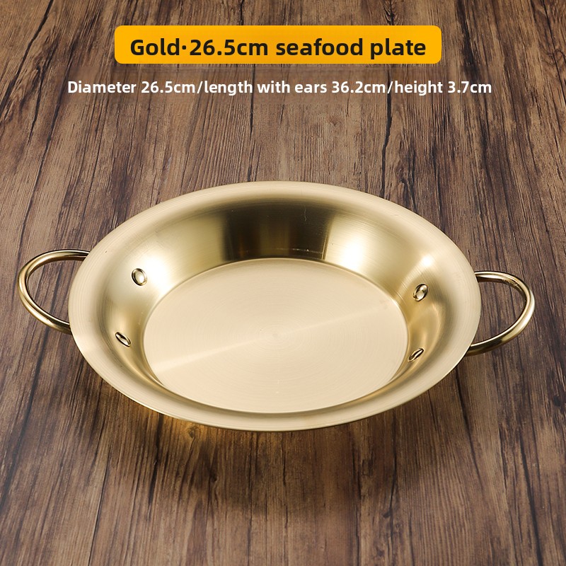Stainless Steel Paella Pan wit - Paella Pan Steel recension och pris