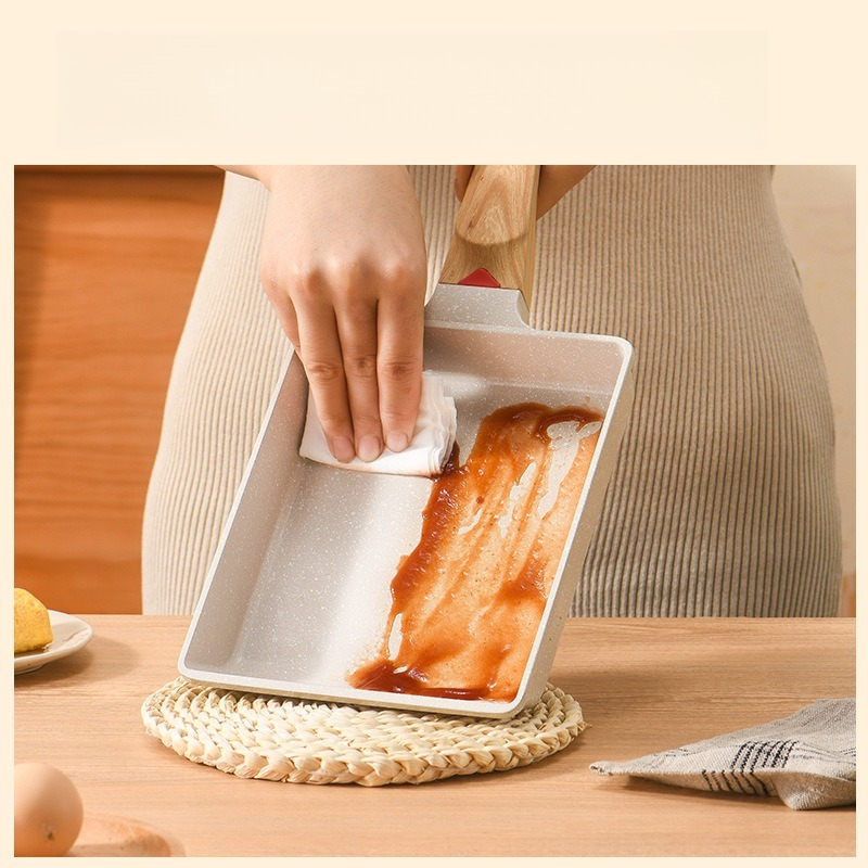 Non-Stick Tamagoyaki Square Pa - Home Cooking Egg Roll recension och pris