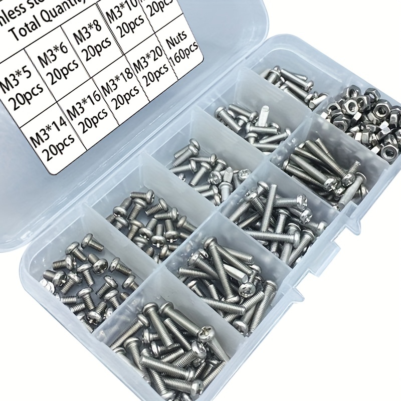 340pcs M3 Stainless Steel Phil - Paella Pan Steel recension och pris