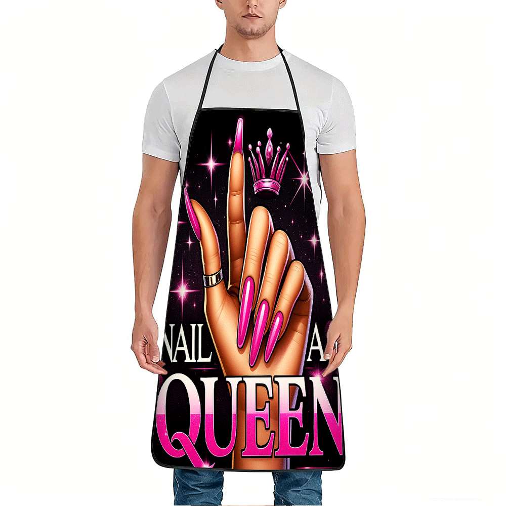 1 Trendy Nail Art-Themed Apron - Home Cooking Ideas recension och pris