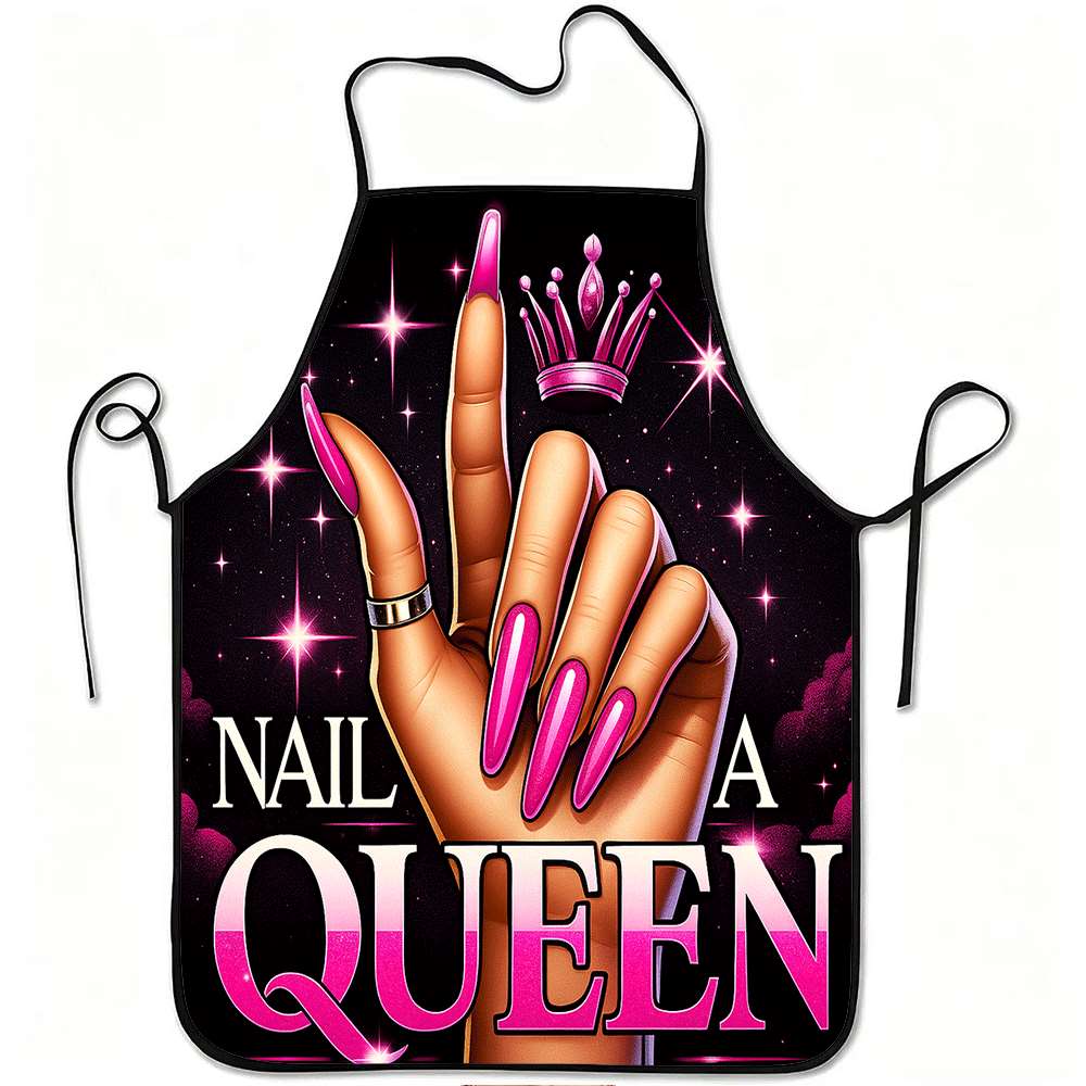 1 Trendy Nail Art-Themed Apron - Home Cooking Ideas recension och pris