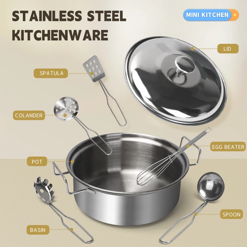 Stainless Steel Kids Kitchen T - Paella Pan Steel recension och pris