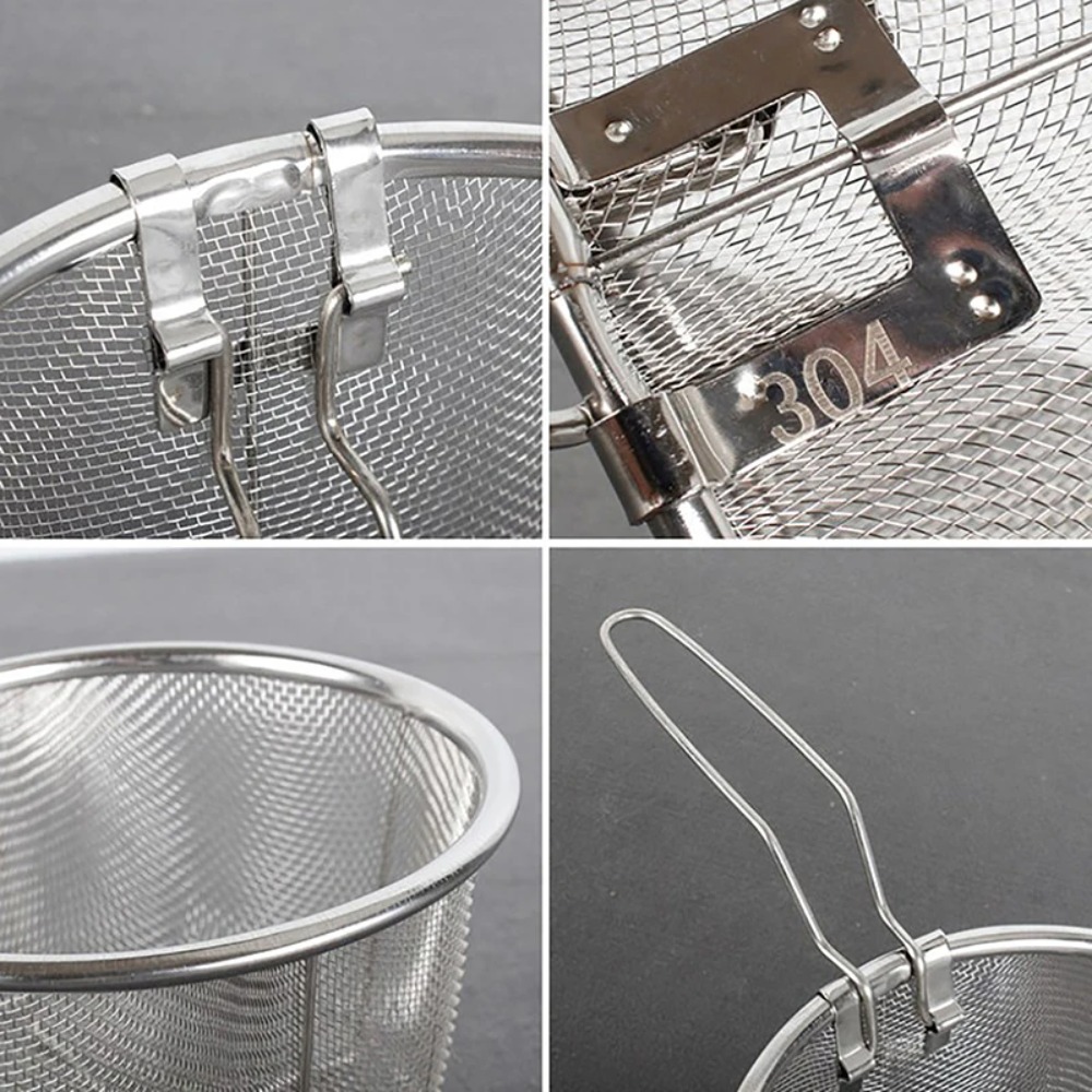 Round Fry Basket with Folding  - Home Cooking In French recension och pris