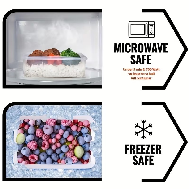 4-Piece Clear Food Storage Con - Home Cooking Food recension och pris