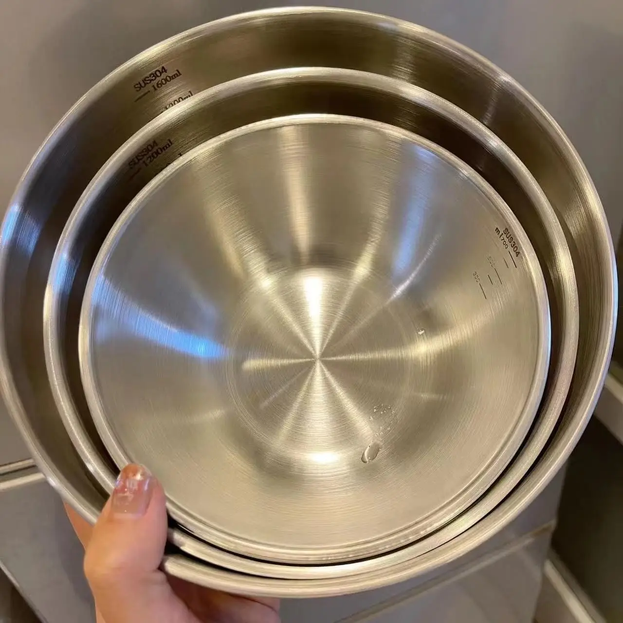 1-3 Stainless Steel Bowl Set W - Home Cooking Food recension och pris
