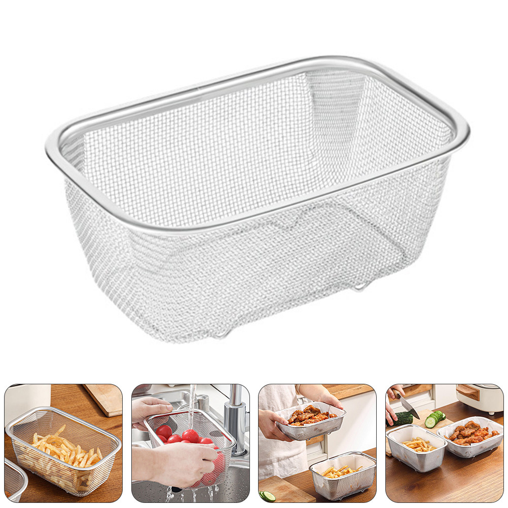 1Pcs Stainless Steel Frying Ba - Home Cooking In French recension och pris