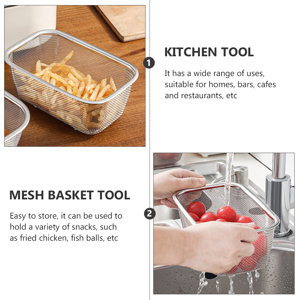 1Pcs Stainless Steel Frying Ba - Home Cooking In French recension och pris