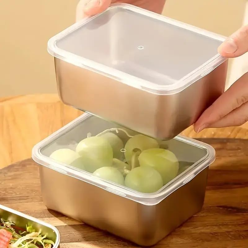 Stainless Steel Food Storage C - Home Cooking Food recension och pris