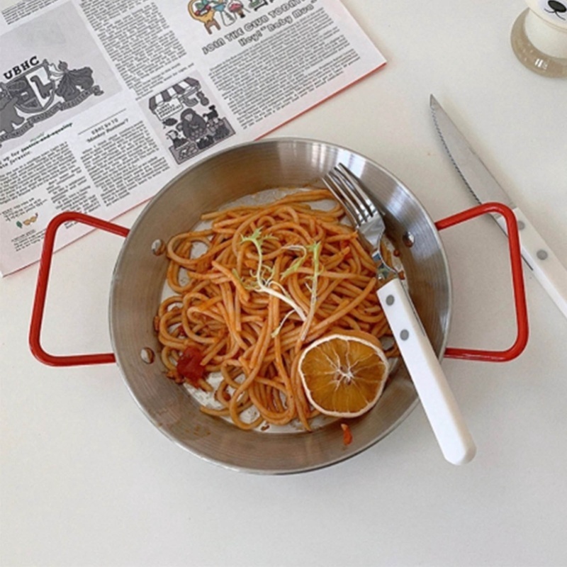 Seafood Rice Pot Prevent Scald - Paella Pan Steel recension och pris