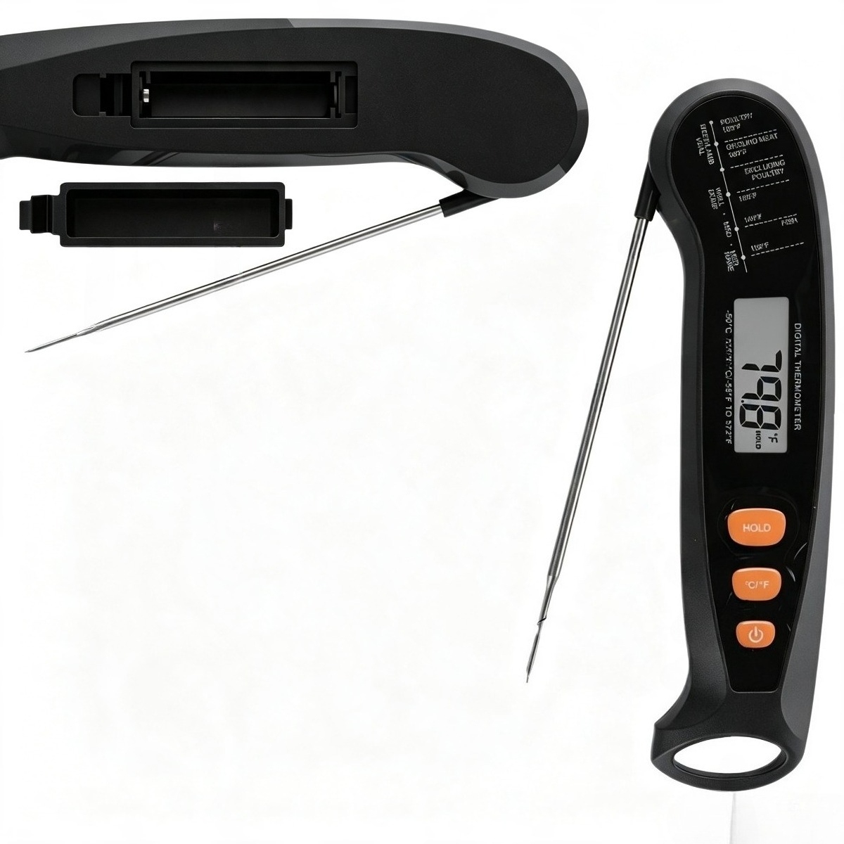 Digital Kitchen Food Thermomet - Home Cooking Fast Foods recension och pris