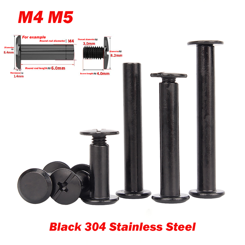 5-20Set Chicago Screw M4 M5 Bl - Paella Pan Steel recension och pris
