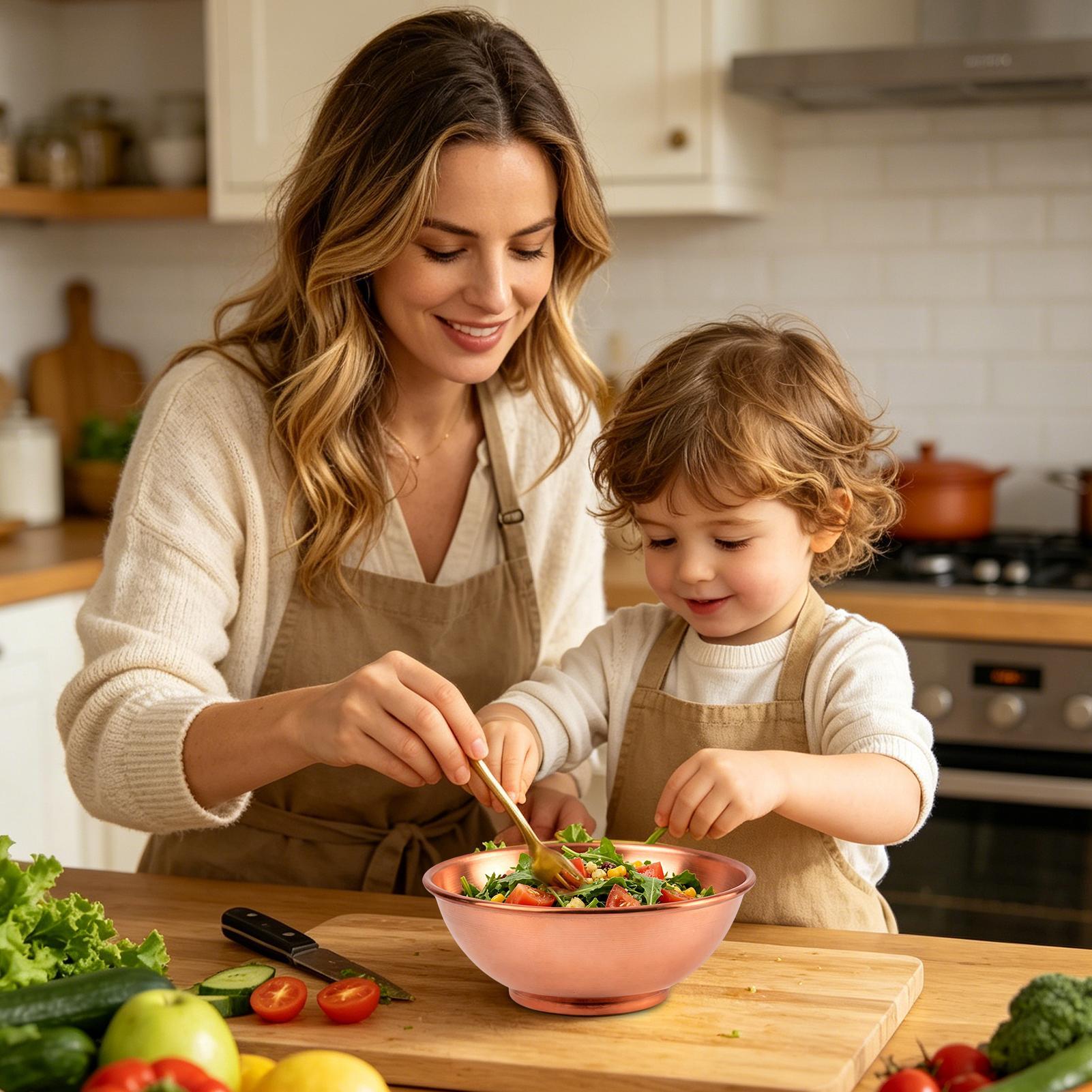 Copper Bowl Large Storage Cont - Home Cooking Food recension och pris