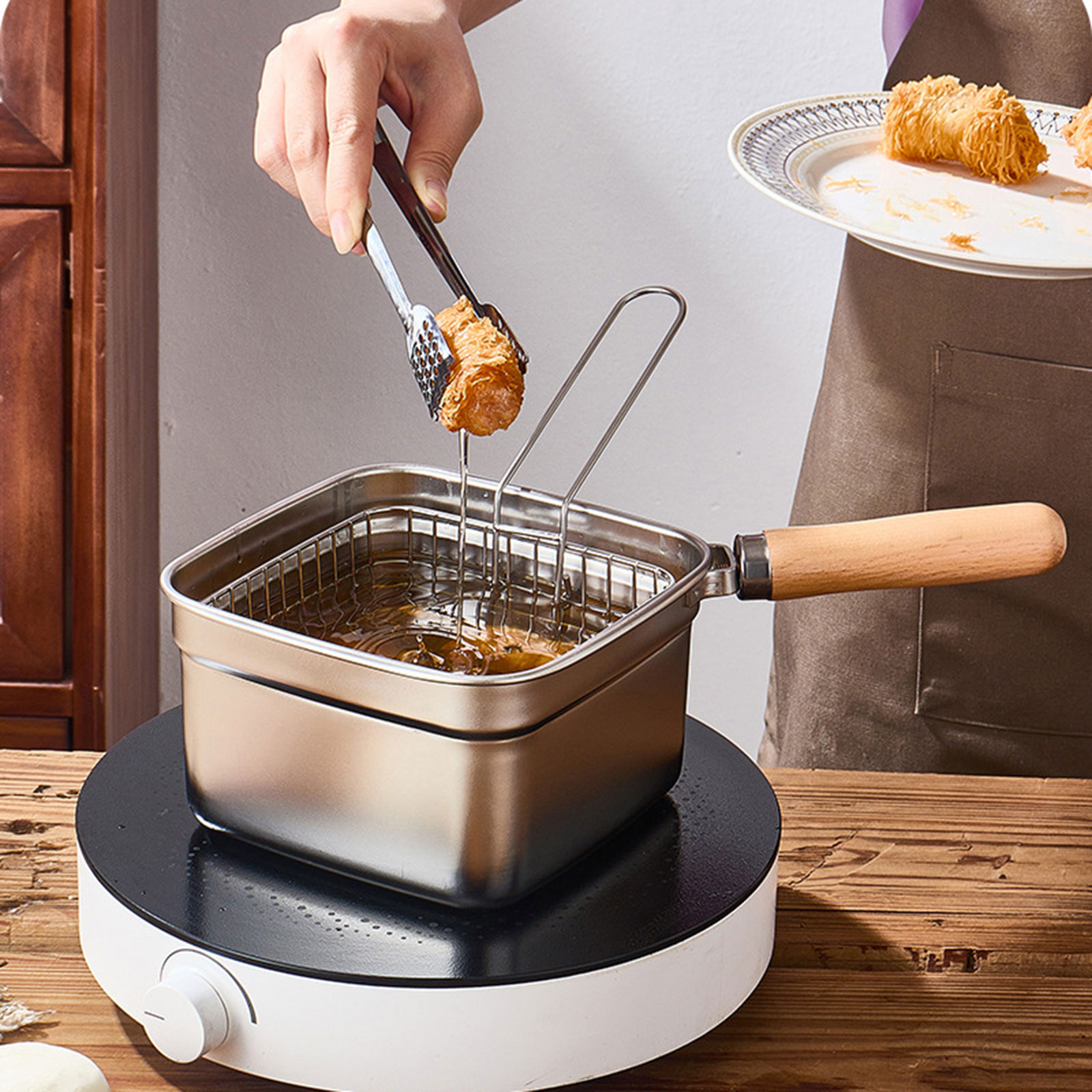 Mini Deep Fryer Pot for Campin - Home Cooking In French recension och pris