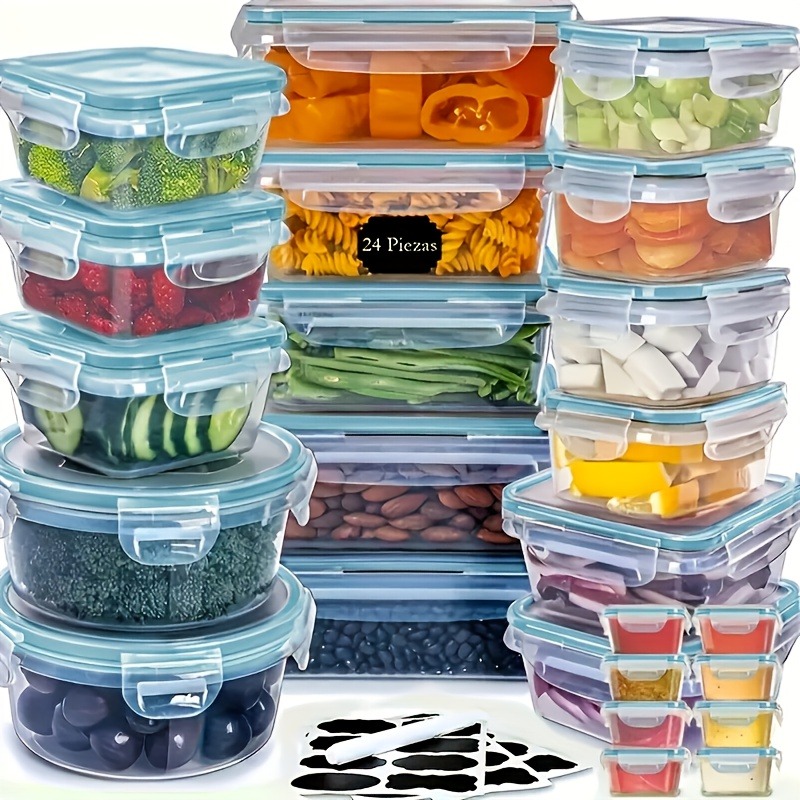 48PCS BPA-Free Food Storage Se - Home Cooking Food recension och pris