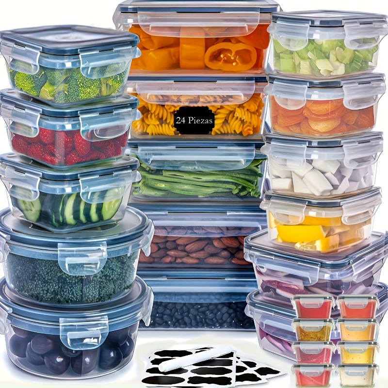 48PCS BPA-Free Food Storage Se - Home Cooking Food recension och pris