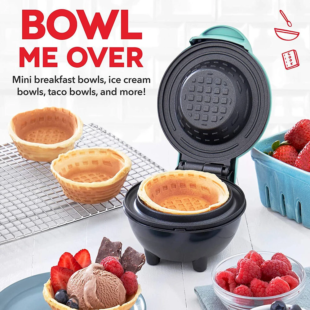 220V Mini Waffle Bowl Maker Br - Home Cooking Egg Roll recension och pris